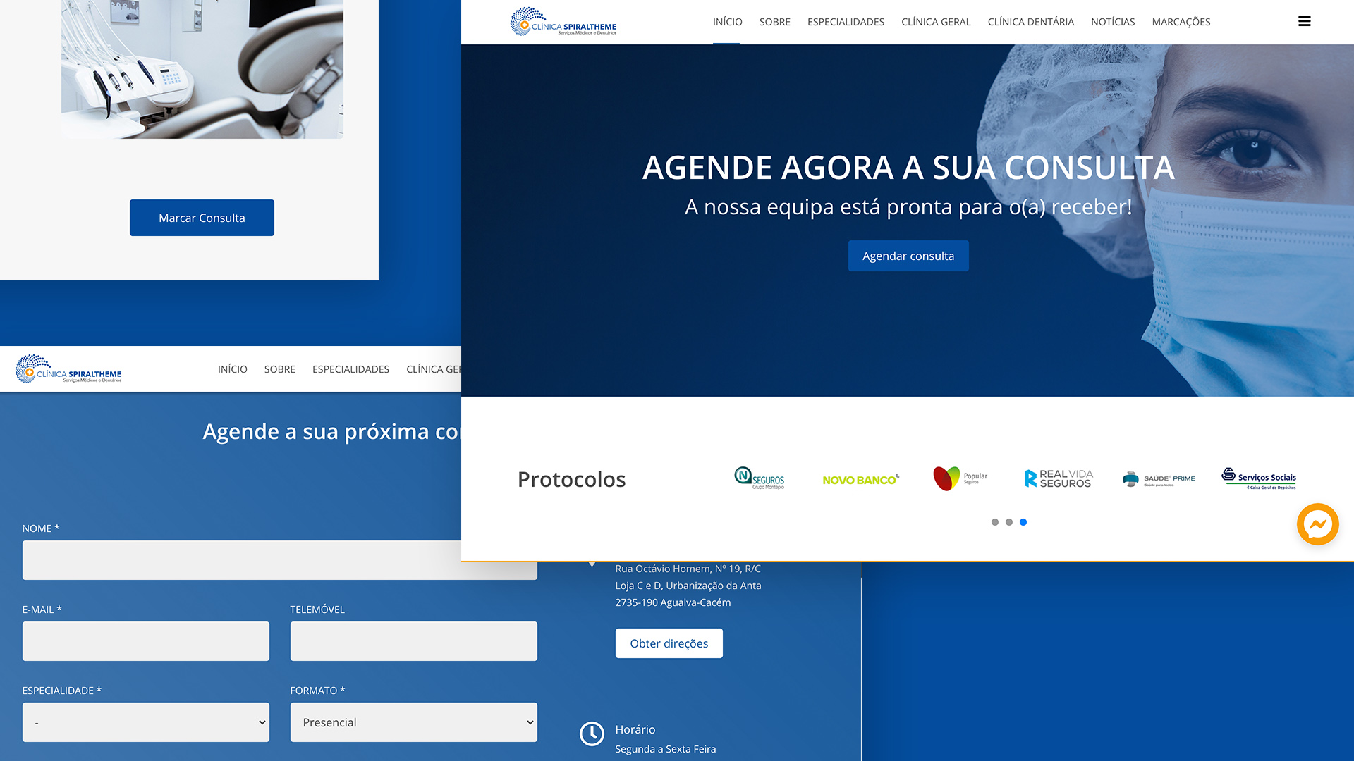Clínica SPIRALTHEME já está online!